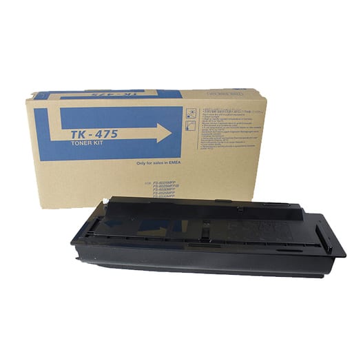 Kyocera TK-475 karşılığı 15.000 sayfa Japon toner tozlu büyük dolumlu siyah muadil toner