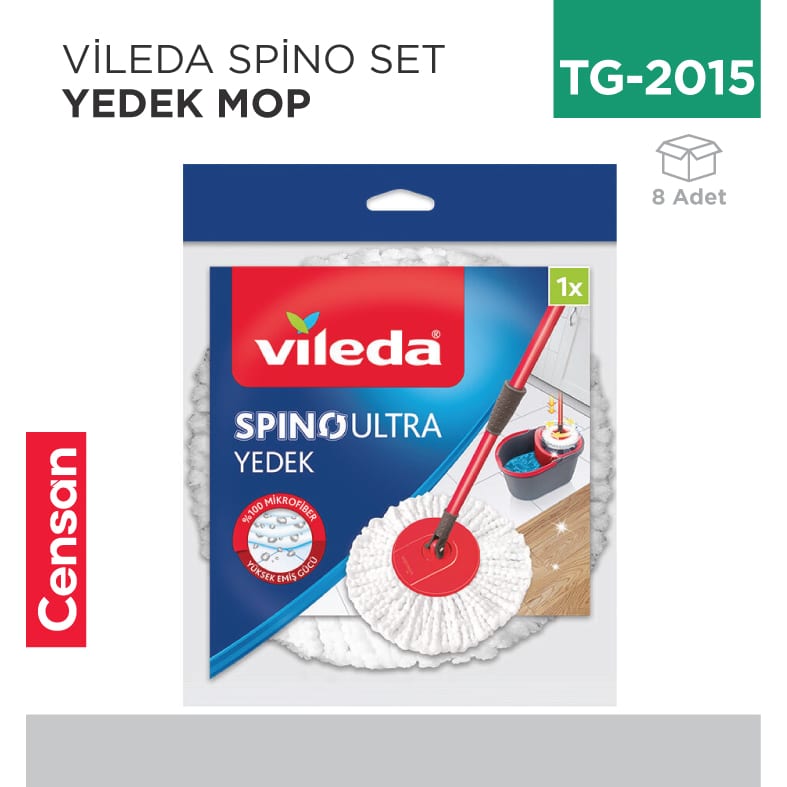 Vileda Spino Set Yedek Mop