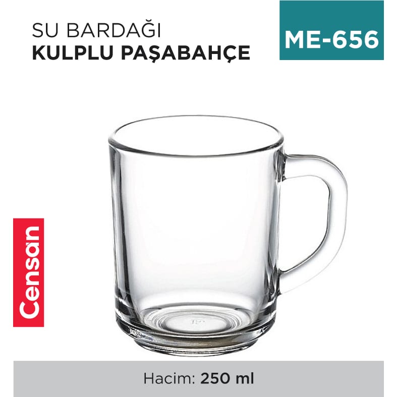 SU Bardağı Kulplu Cam (55029)