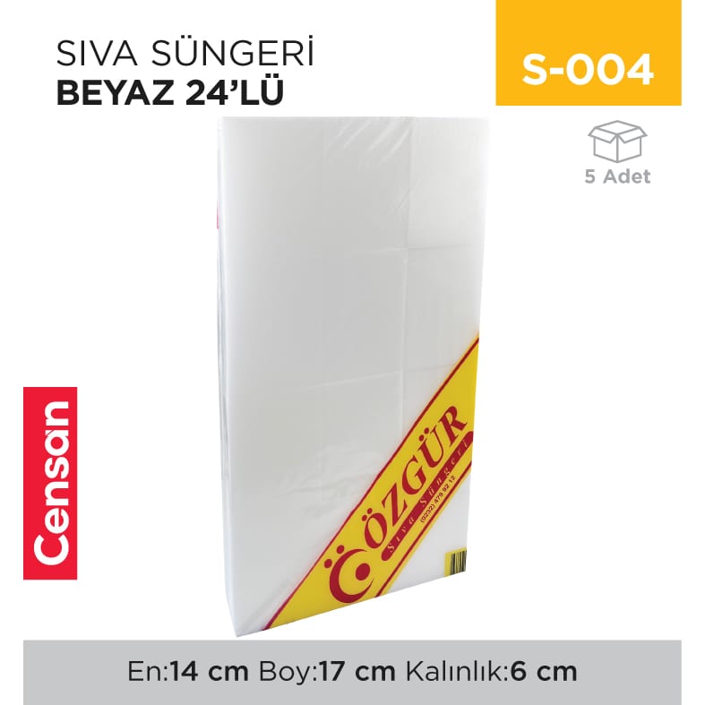 Sıva Süngeri Beyaz 24'lü