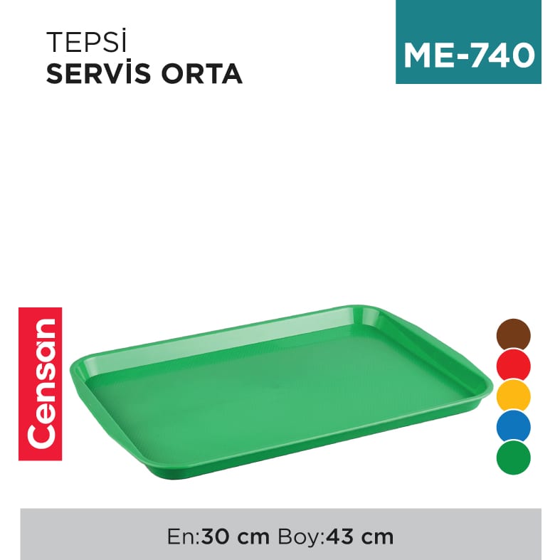 Tepsi Servis Orta 30 cmx43 cm