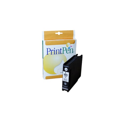 Epson T9081 C13T908140 karşılığı siyah muadil WorkForce Pro kartuşu, 5.000 sayfa