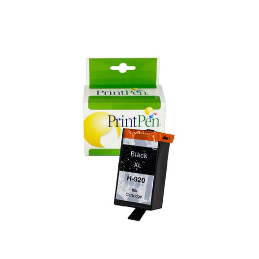 HP 920XL CD975AE karşılığı yüksek kapasiteli siyah muadil mürekkep kartuşu, 50 ml