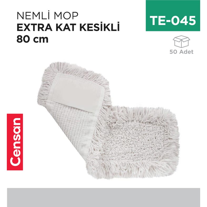 Nemli Mop Extra Kat Kesikli 80cm