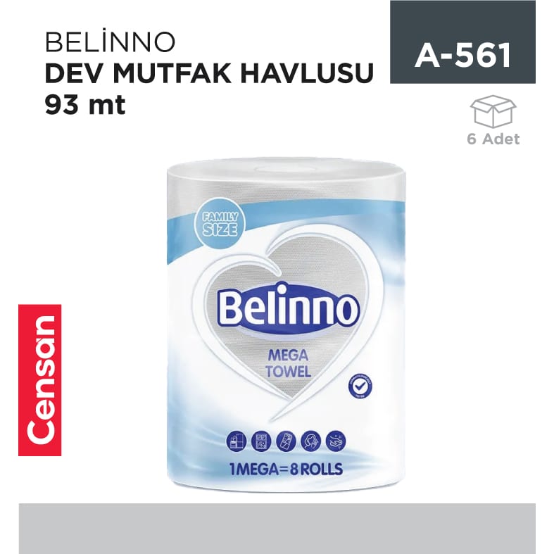 Belinno Dev Mutfak Havlusu 93 mt