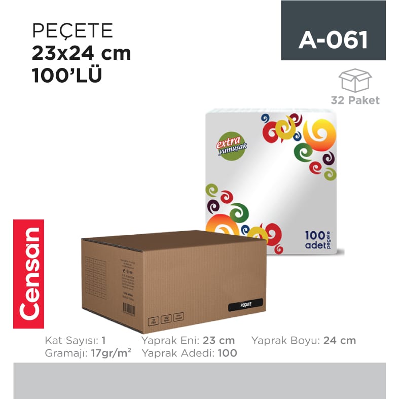 Peçete Vilo 100'lü (1065)