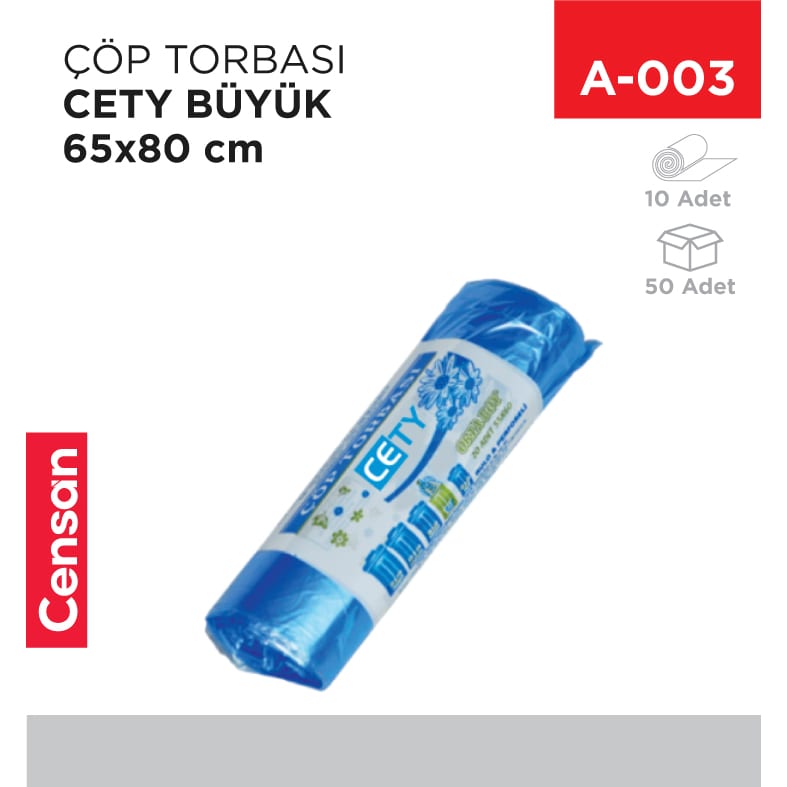 Çöp Torbası Büyük (65x80 cm)