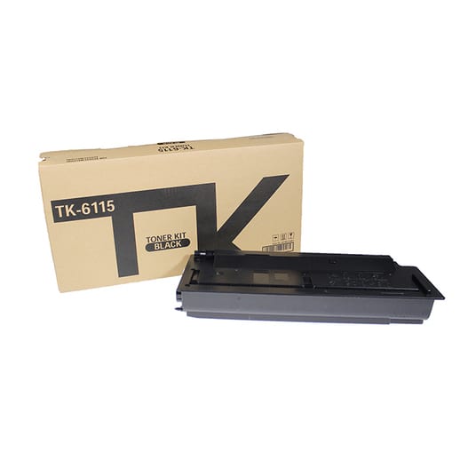 Kyocera TK-6115 karşılığı 25.000 sayfa Ultrafine toner tozlu siyah muadil toner, M4132idn