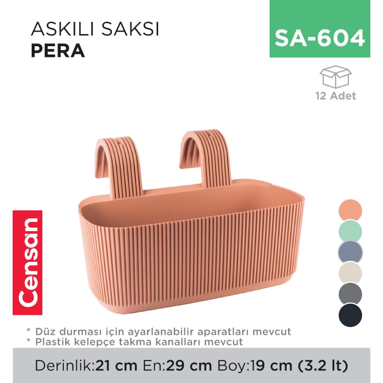 Pera Askılı Saksı (KRS-249)