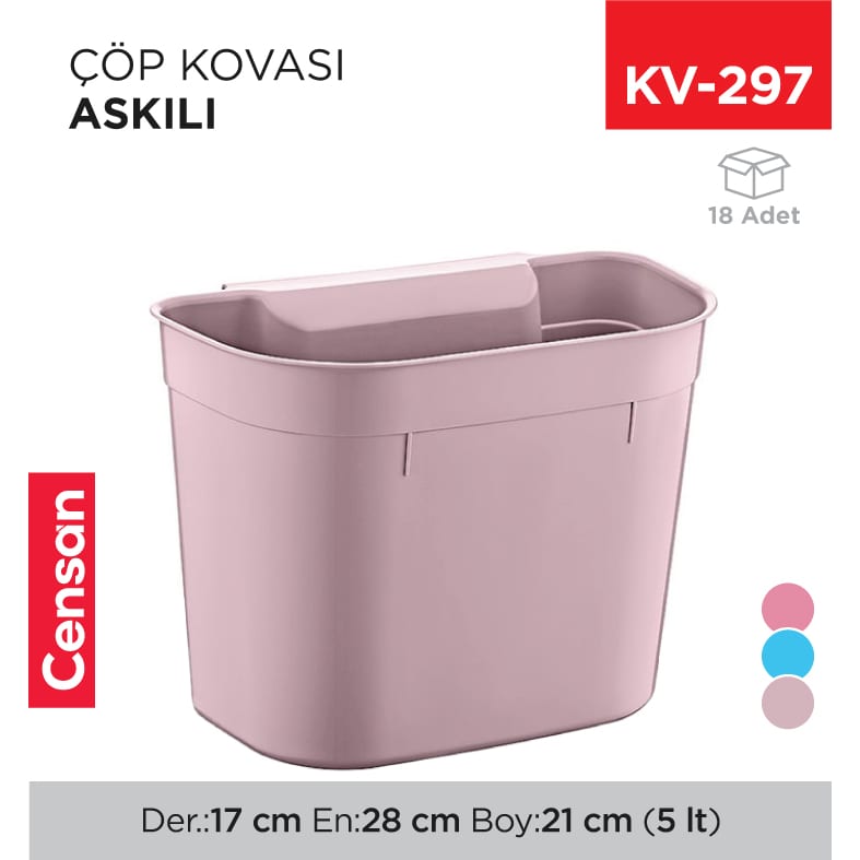 Askılı Çöp Kovası Dünya (07109)