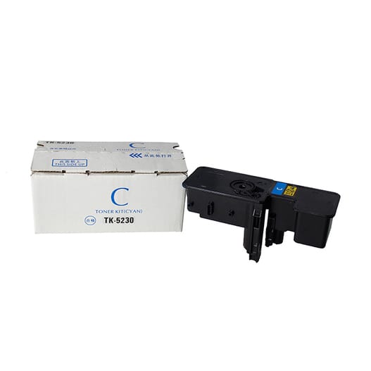 Kyocera TK-5230 ve TK-5220 karşılığı mavi cyan muadil toner, ECOSYS P5021cdn için